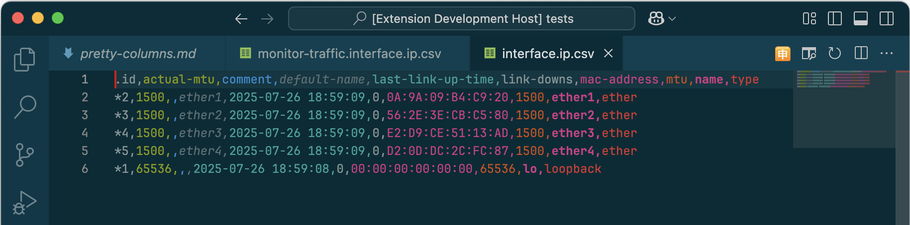 csv-example-interfaces